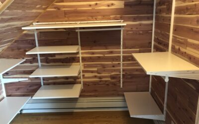 Closet cedar lining, new attic entries and door rehabs – conclusion
